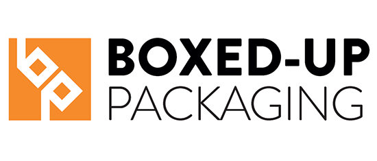 boxed up logo in header