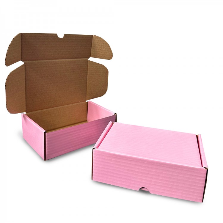 Pink Printed Small Postal Box