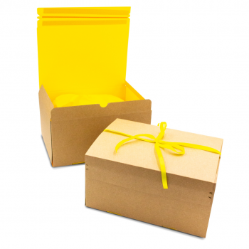 Large Yellow Taped postal box